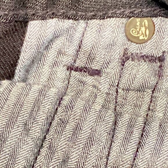 Agave Nectar Premium Denim Classic Straight Blackout Supima Flex Jet Black Jeans - Picture 11 of 13